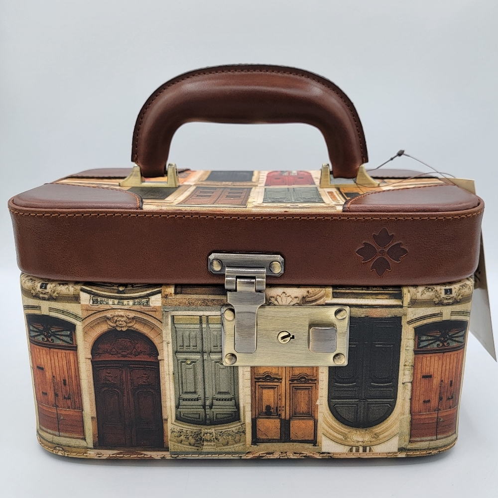 Patricia Nash Train Case Handbag NEW #2844